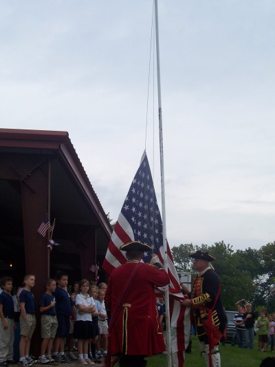 raising the flag